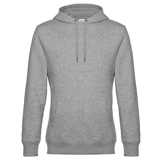 Bluza Klasyczna Bawelniana z Recyklingu BCWU02K - Heather Grey