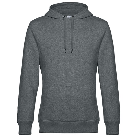 Bluza Klasyczna Bawelniana z Recyklingu BCWU02K - Heather Mid Grey