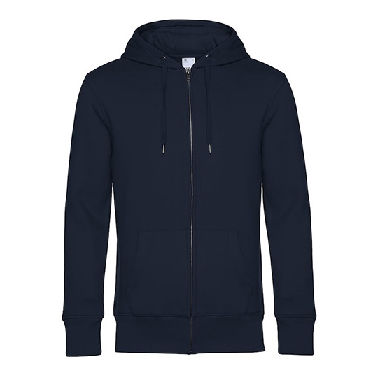 Bluza z Kapturem Klasyczna Bawełna Czesana Poliester BCWU03K - Navy