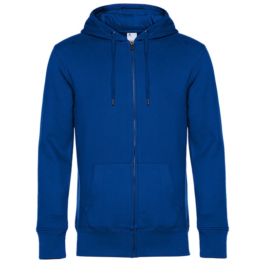 Bluza z Kapturem Klasyczna Bawelna Czesana Poliester BCWU03K - Royal