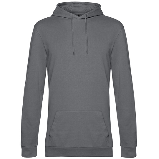 Bluza Kangurka Klasyczna Bawelniana Wstepnie Prana BCWU03W - Elephant Grey
