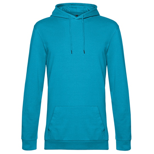 Bluza Kangurka Klasyczna Bawelniana Wstepnie Prana BCWU03W - Hawaiian Blue