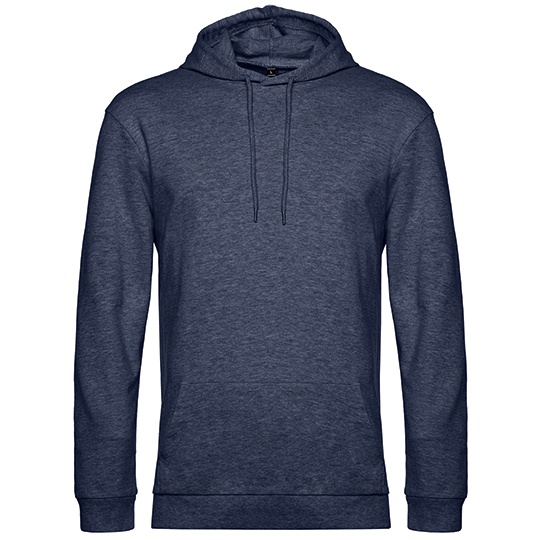 Bluza Kangurka Klasyczna Bawelniana Wstepnie Prana BCWU03W - Heather Navy