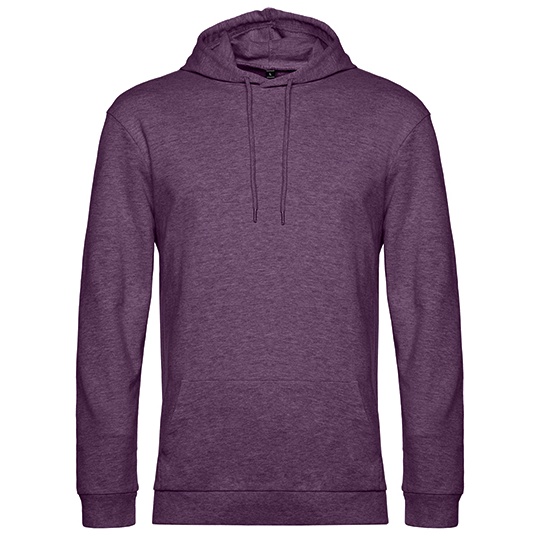 Bluza Kangurka Klasyczna Bawełniana Wstepnie Prana BCWU03W - Heather Purple