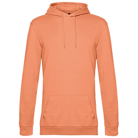 Bluza Kangurka Klasyczna Bawelniana Wstepnie Prana BCWU03W - Melon Orange