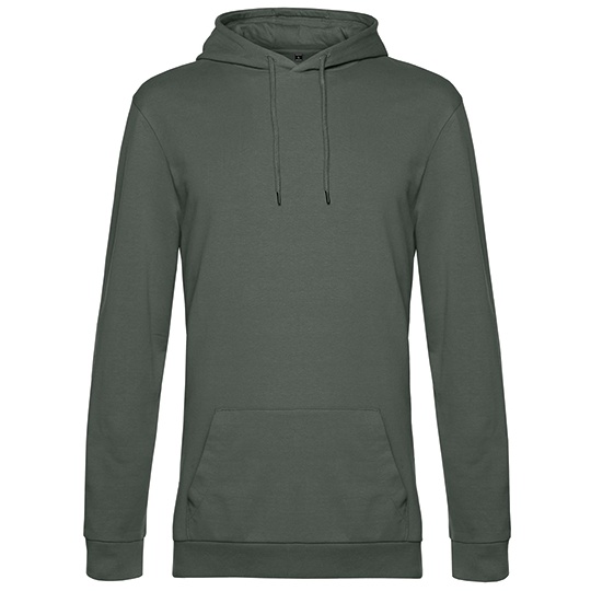 Bluza Kangurka Klasyczna Bawelniana Wstepnie Prana BCWU03W - Millennial Khaki