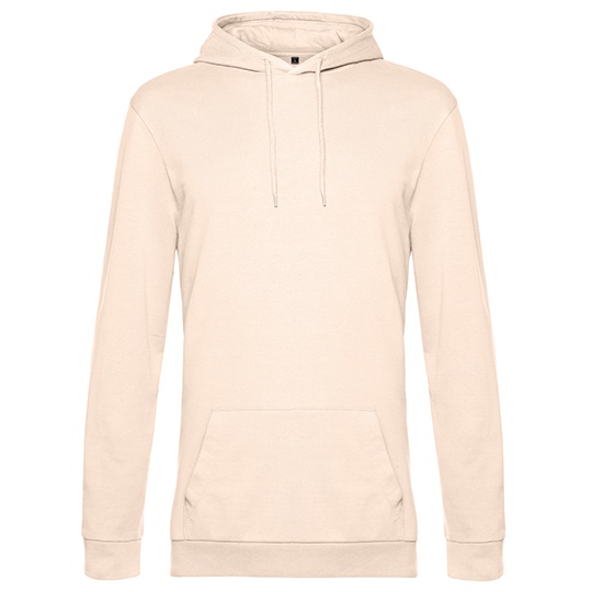 Bluza Kangurka Klasyczna Bawelniana Wstepnie Prana BCWU03W - Pale Pink