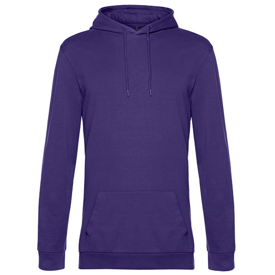 Bluza Kangurka Klasyczna Bawelniana Wstepnie Prana BCWU03W - Radiant Purple