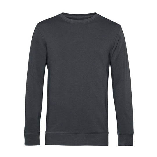 Bluza Klasyczna Bawelna Organiczna Recykling BCWU31B - Asphalt