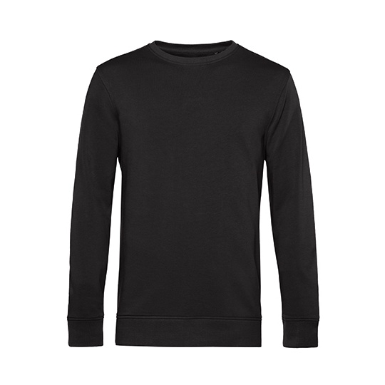 Bluza Klasyczna Bawelna Organiczna Recykling BCWU31B - Black Pure