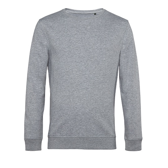Bluza Klasyczna Bawelna Organiczna Recykling BCWU31B - Heather Grey