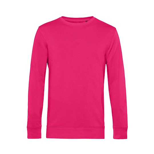Bluza Klasyczna Bawelna Organiczna Recykling BCWU31B - Magenta Pink