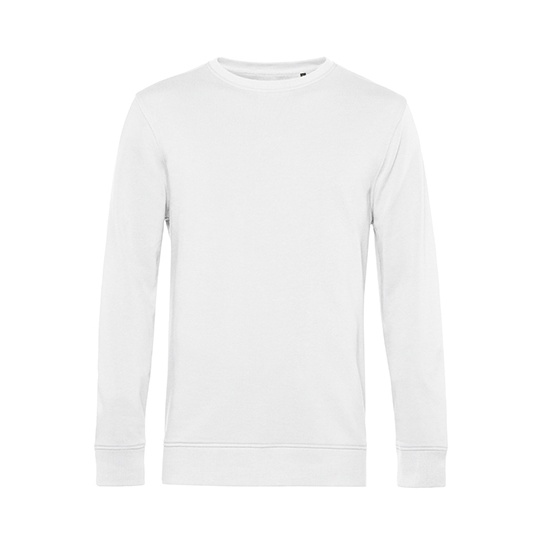Bluza Klasyczna Bawełna Organiczna Recykling BCWU31B - White