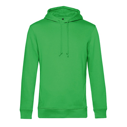 Bluza Kangurka Bawelna Organiczna Poliester z Recyklingu BCWU33B - Apple Green