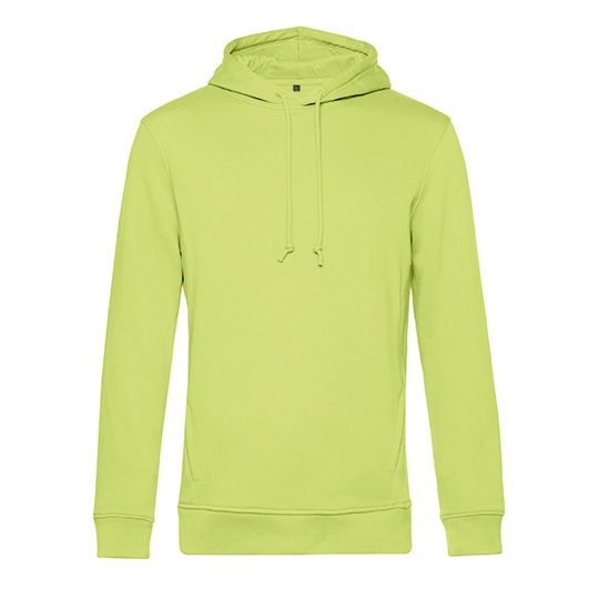 Bluza Kangurka Bawelna Organiczna Poliester z Recyklingu BCWU33B - Lime