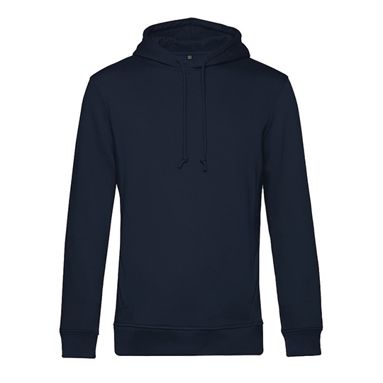 Bluza Kangurka Bawelna Organiczna Poliester z Recyklingu BCWU33B - Navy