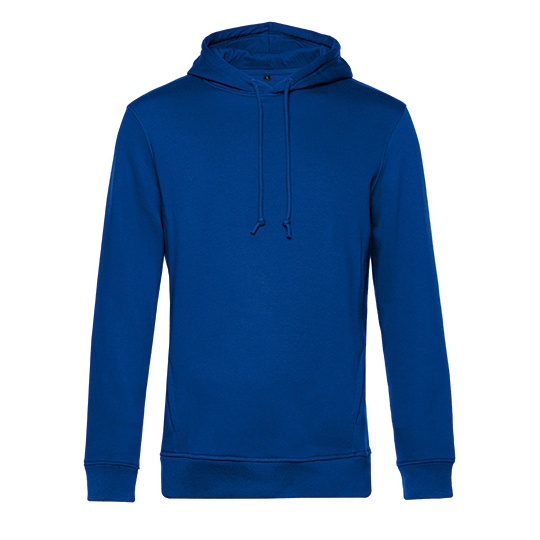 Bluza Kangurka Bawełna Organiczna Poliester z Recyklingu BCWU33B - Royal