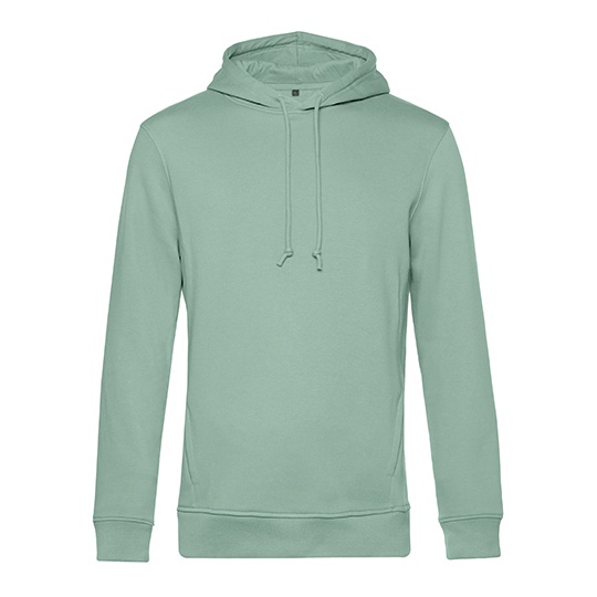 Bluza Kangurka Bawełna Organiczna Poliester z Recyklingu BCWU33B - Sage