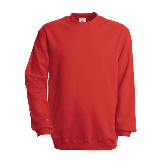 Bluza Klasyczna Czesana Bawelna Szczotkowana BCWU600 - Red