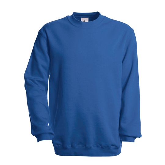 Bluza Klasyczna Czesana Bawelna Szczotkowana BCWU600 - Royal Blue