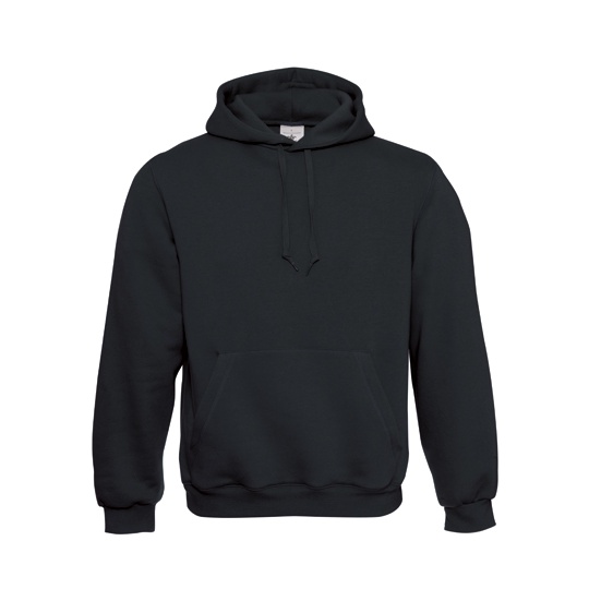 Bluza Klasyczna Czesana Bawelna Poliester BCWU620 - Black