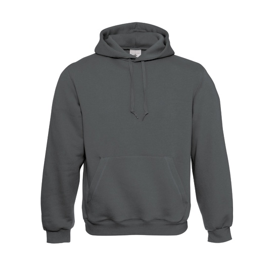 Bluza Klasyczna Czesana Bawelna Poliester BCWU620 - Steel Grey (Solid)