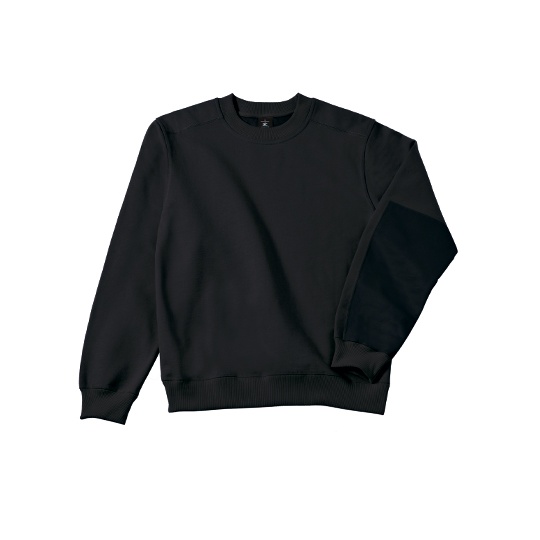 Bluza Klasyczna Czesana Bawelna Recykling BCWUC20 - Black