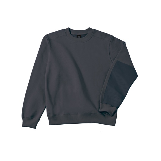 Bluza Klasyczna Czesana Bawelna Recykling BCWUC20 - Dark Grey (Solid)