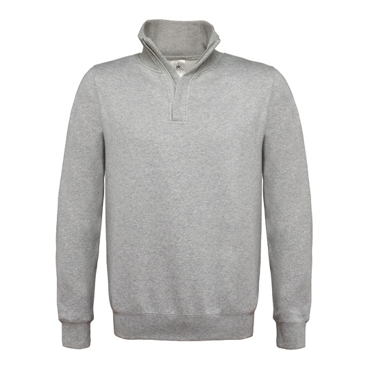 Bluza z wysoką stójką BCWUI22 - Heather Grey