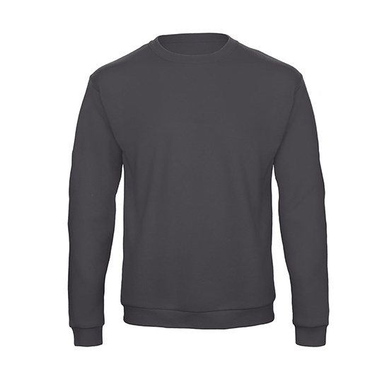 Bluza Klasyczna Bawelna Poliester Szczotkowana BCWUI23 - Anthracite