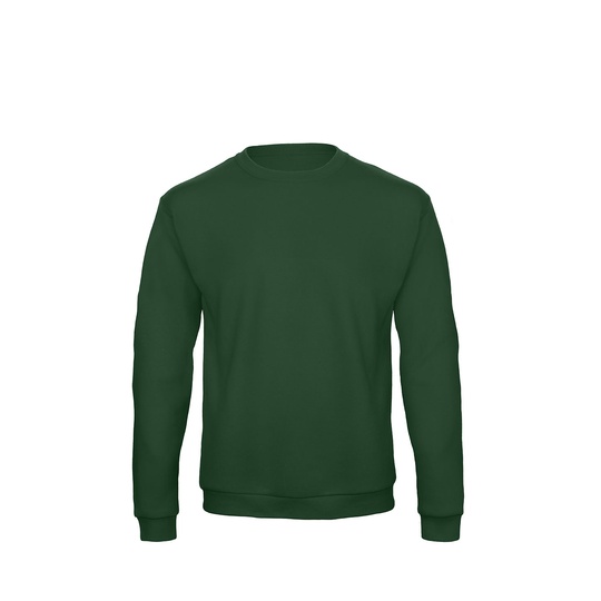 Bluza Klasyczna Bawelna Poliester Szczotkowana BCWUI23 - Bottle Green