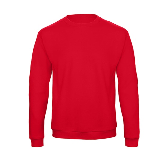 Bluza Klasyczna Bawelna Poliester Szczotkowana BCWUI23 - Red