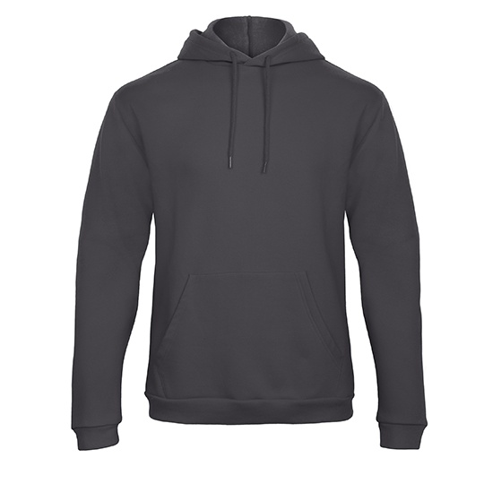 Bluza Klasyczna Bawelniana z Recyklingu BCWUI24 - Anthracite