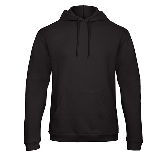 Bluza Klasyczna Bawelniana z Recyklingu BCWUI24 - Black