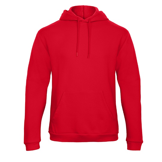 Bluza Klasyczna Bawelniana z Recyklingu BCWUI24 - Red