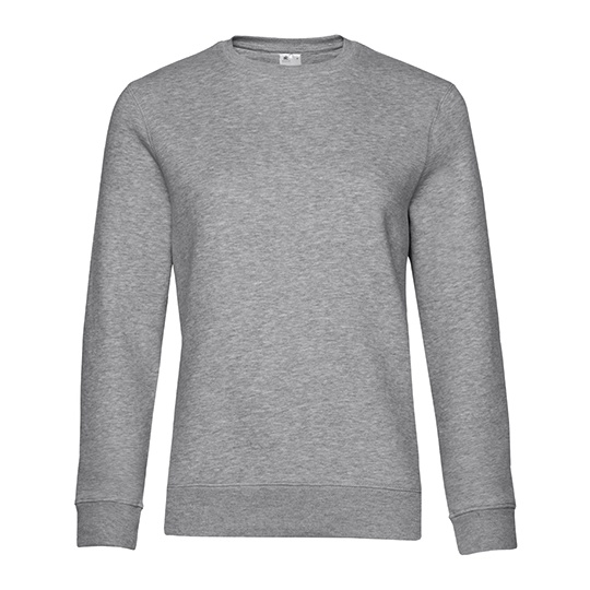 Bluza Klasyczna Bawelniana Szczotkowana BCWW01Q - Heather Grey