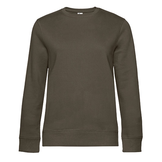 Bluza Klasyczna Bawelniana Szczotkowana BCWW01Q - Khaki