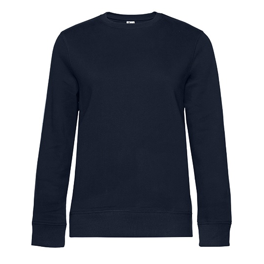 Bluza Klasyczna Bawelniana Szczotkowana BCWW01Q - Navy Blue