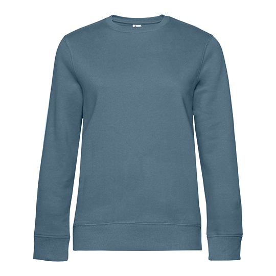 Bluza Klasyczna Bawelniana Szczotkowana BCWW01Q - Nordic Blue