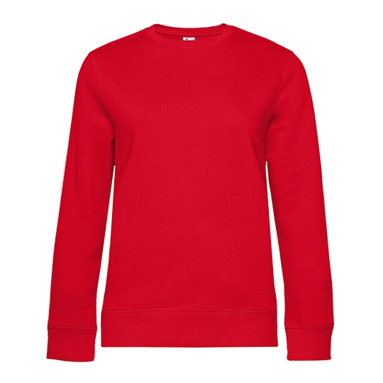 Bluza Klasyczna Bawelniana Szczotkowana BCWW01Q - Red