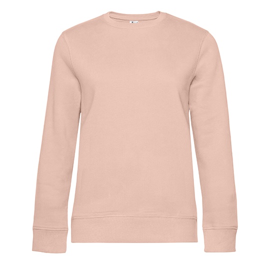 Bluza Klasyczna Bawelniana Szczotkowana BCWW01Q - Soft Rose