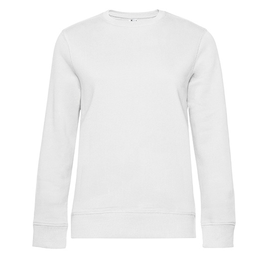 Bluza Klasyczna Bawełniana Szczotkowana BCWW01Q - White