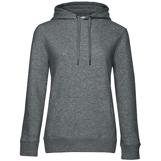 Bluza z kapturem BCWW02Q - Heather Mid Grey