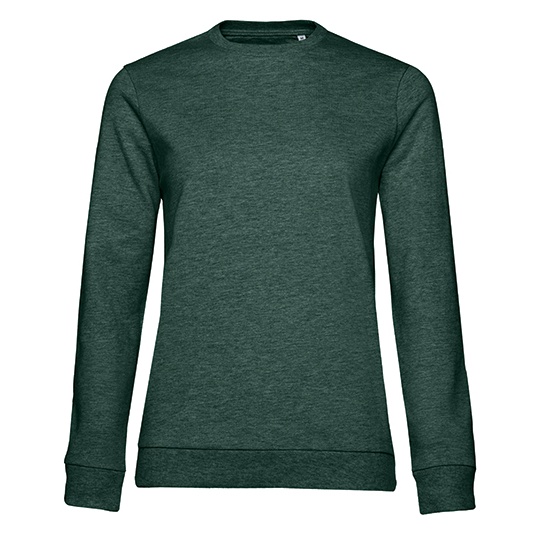 Damska bluza dresowa BCWW02W - Heather Dark Green