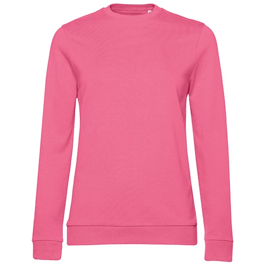 Damska bluza dresowa BCWW02W - Pink Fizz