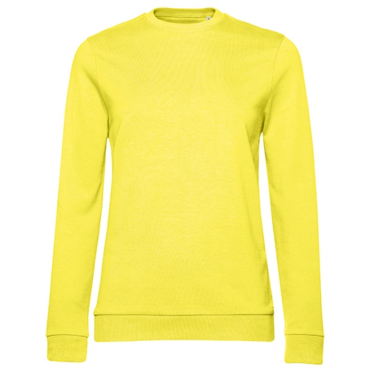 Damska bluza dresowa BCWW02W - Solar Yellow