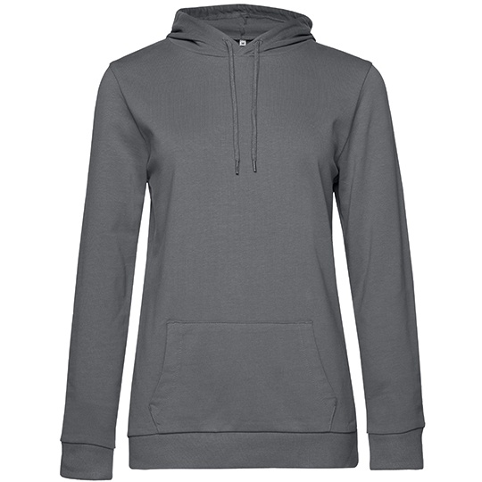 Bluza Damska Bawelniana French Terry BCWW04W - Elephant Grey