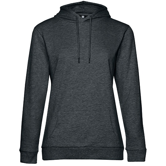 Bluza Damska Bawelniana French Terry BCWW04W - Heather Asphalt