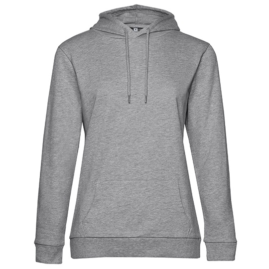 Bluza Damska Bawelniana French Terry BCWW04W - Heather Grey