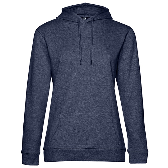 Bluza Damska Bawelniana French Terry BCWW04W - Heather Navy